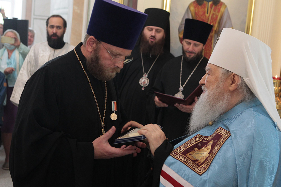 Великое освящение Казанского храма села Дединово